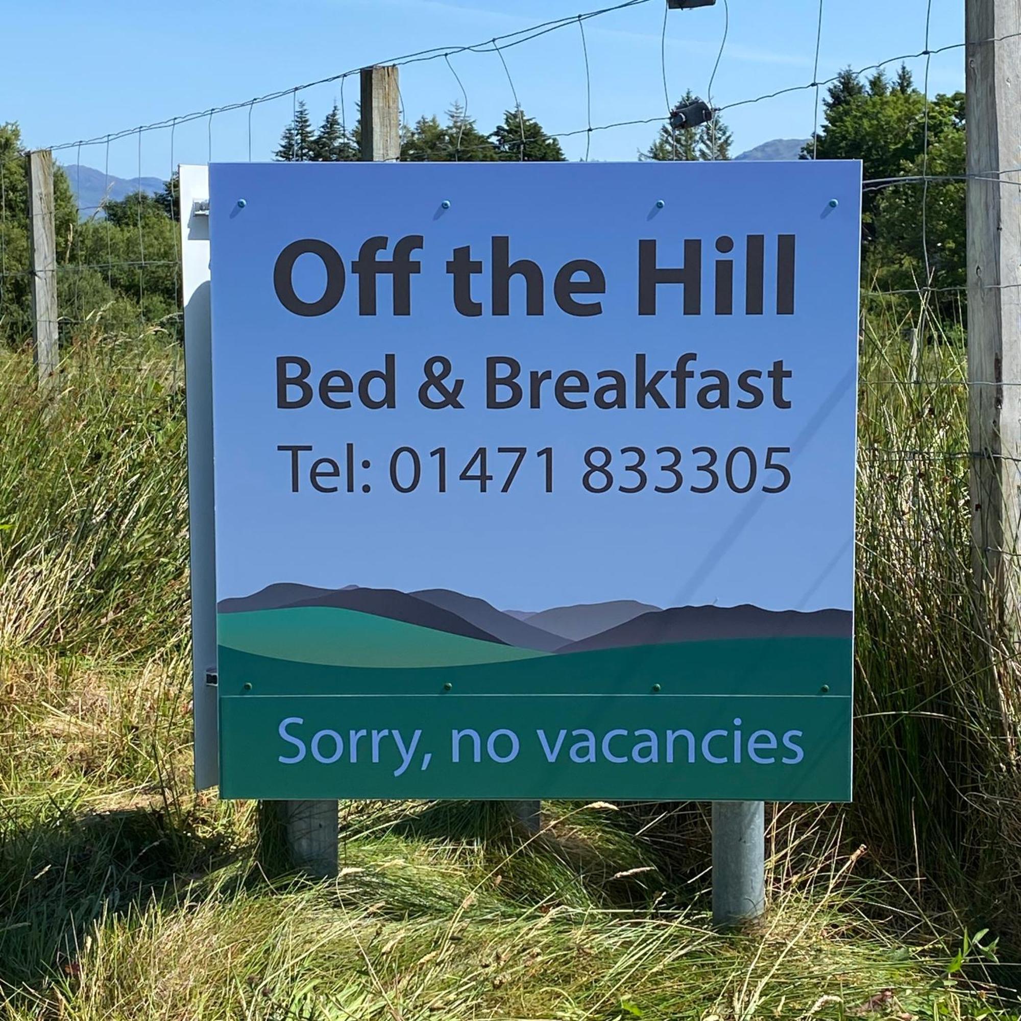 Off The Hill B&B Isleornsey  Екстериор снимка